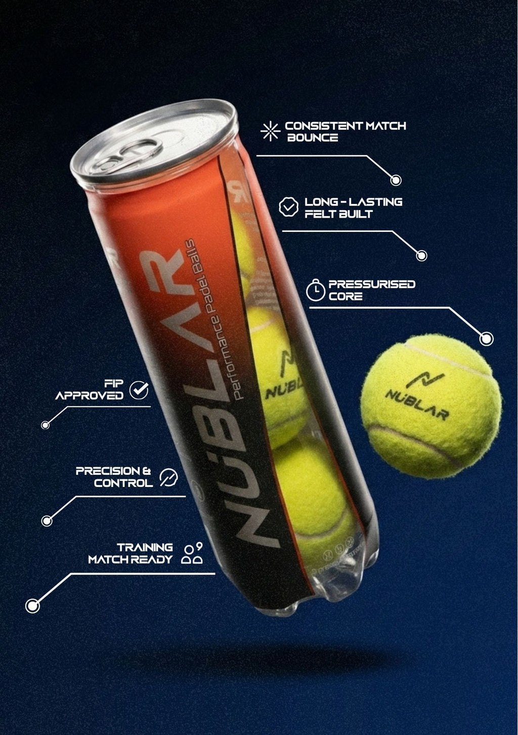Performance Padel Balls